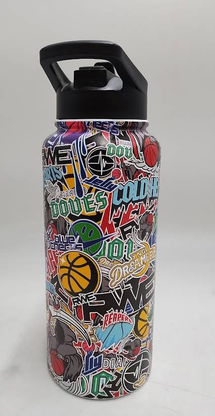 Overtime Elite 30oz Pro HYDR8 Water Bottle - Mash Up READ DESCRIPTION
