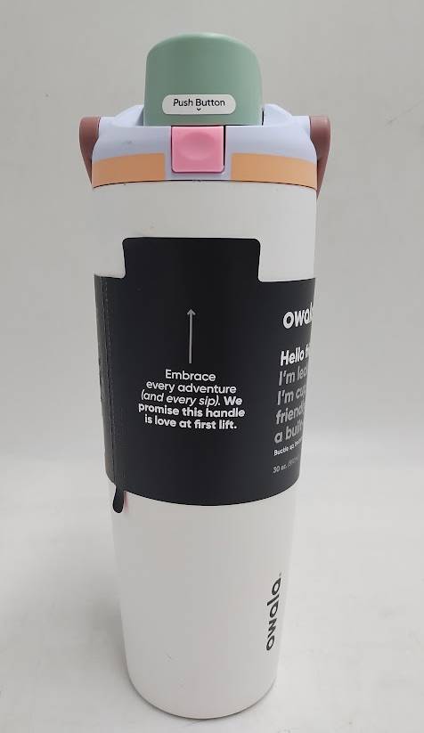 Owala 30oz FreeSip Stainless Steel Tumbler - Sleek READ DESCRIPTION