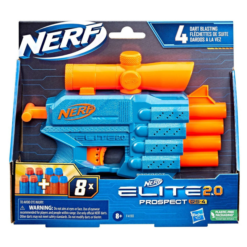 NERF Elite 2.0 Prospect QS 4 Toy Blaster