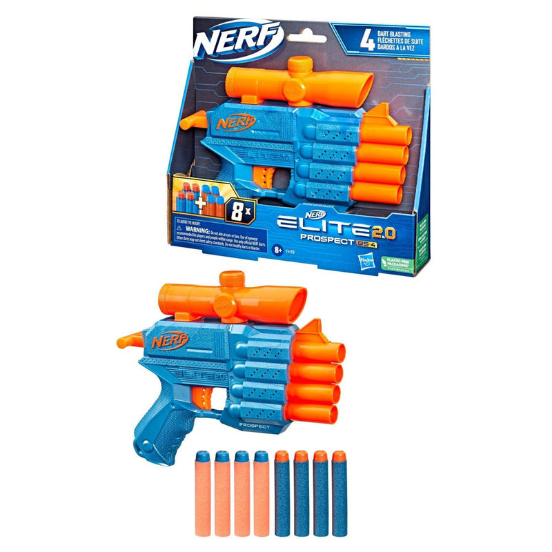NERF Elite 2.0 Prospect QS 4 Toy Blaster