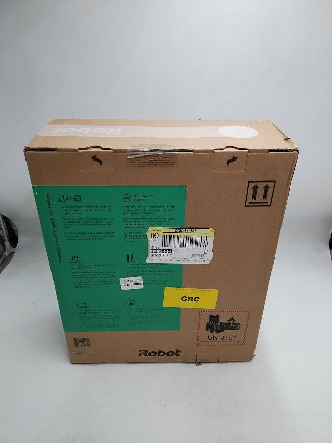 iRobot Roomba 205 DustCompactor Cordless Vacuum U112020 5.8" Cleaning Path Black