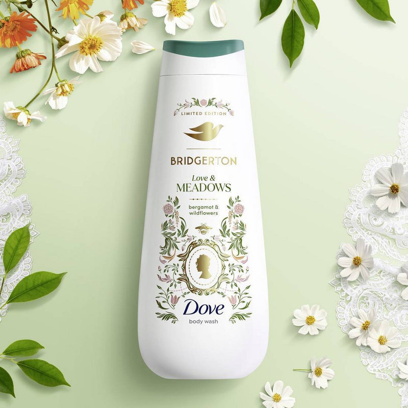 Dove Beauty Limited Edition Bridgerton Body Wash - Love & Meadows - Bergamot & Wildflowers Scent - 20oz