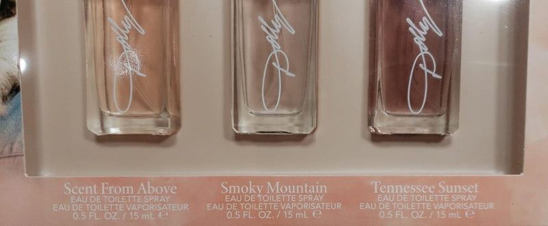 Dolly Parton Perfume Fragrance Scent from Above Smoky Mountain Gift Set