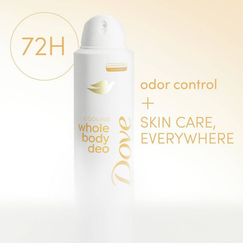 Dove Beauty Aluminum-Free Whole Body Deodorant Spray - Peach & White Tea - 4oz
