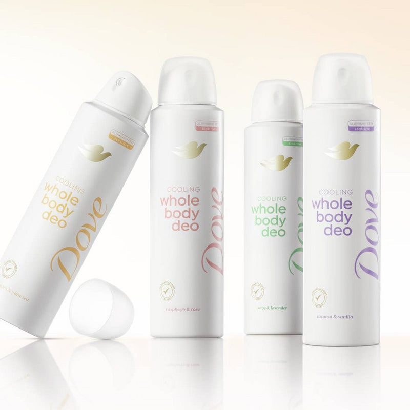Dove Beauty Aluminum-Free Whole Body Deodorant Spray - Peach & White Tea - 4oz