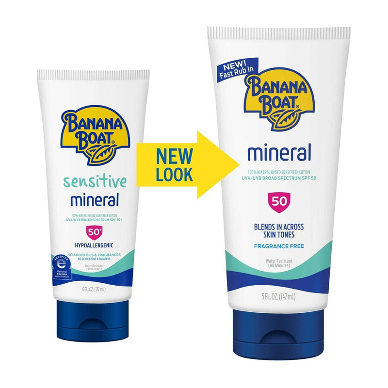 Banana Boat Mineral Lotion - SPF 50 - 5 fl oz