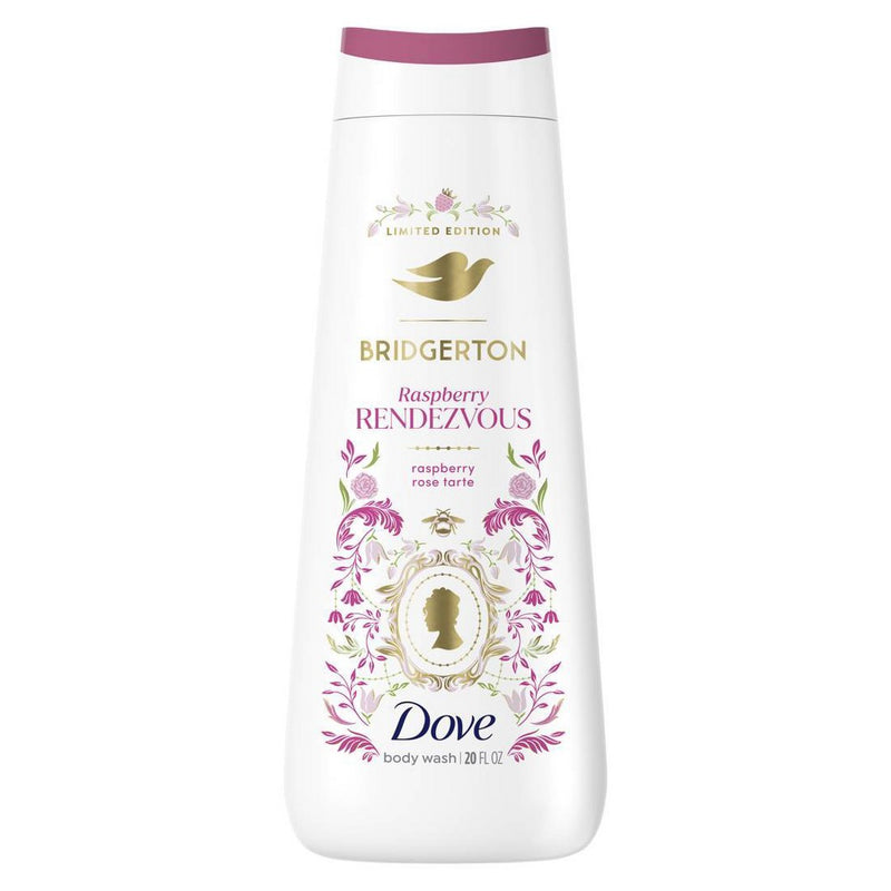 Dove Beauty Limited Edition Bridgerton Body Wash - Raspberry Rendezvous -Raspberry and Vanilla Scent - 20oz