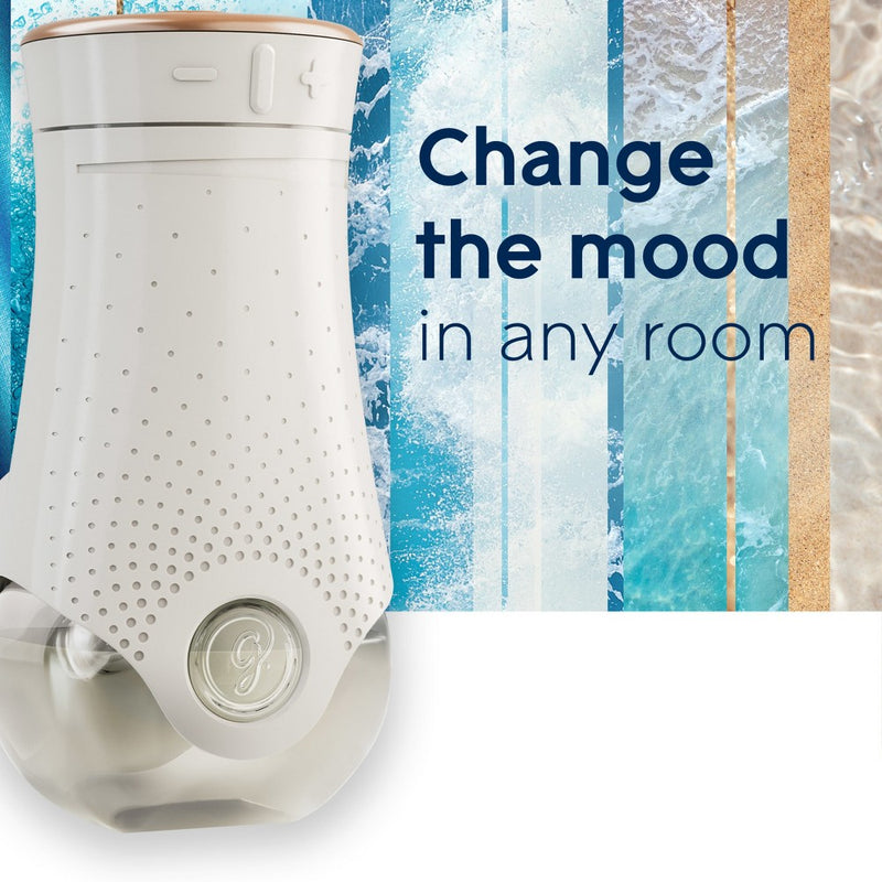 Glade Piso Warmer + Refill Starter Air Freshener Kit - Aqua Waves - .67 fl oz