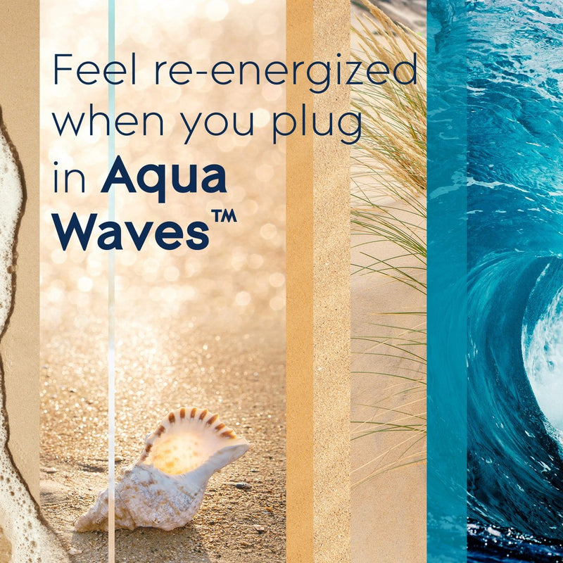Glade Piso Warmer + Refill Starter Air Freshener Kit - Aqua Waves - .67 fl oz