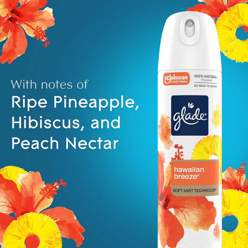Glade Aerosol Air Fresheners - Hawaiian Breeze - 7.3oz