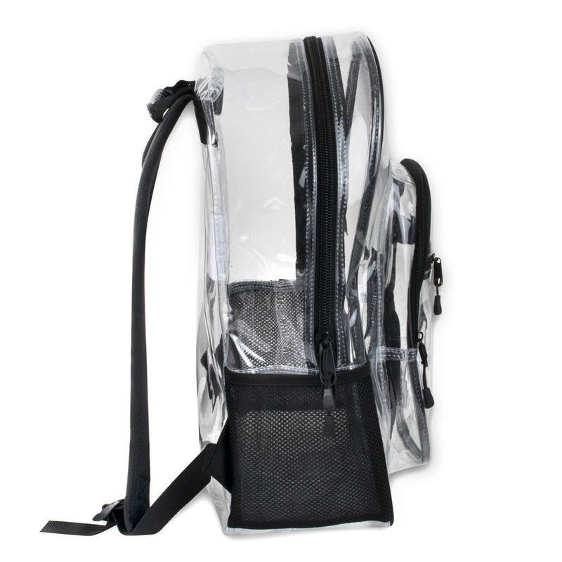 Trailmaker Deluxe 18" Backpack - Clear: PVC Vinyl, Middle & High School