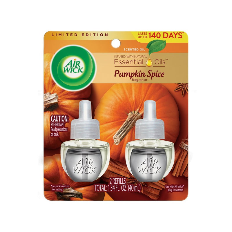 Air Wick Scented Oil Air Fresheners - Pumpkin Spice 2ct