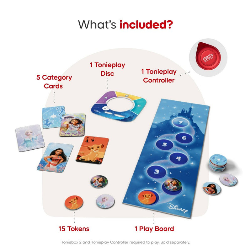 tonies Tonieplay Set Disney Quiz Kingdom Trivia Game *ADD 3 TO YOUR CART & 1 IS FREE!*