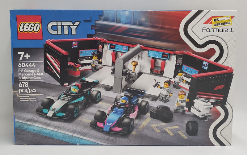 LEGO City F1 Garage & Mercedes-AMG & Alpine Cars 60444 SEE DETAILS