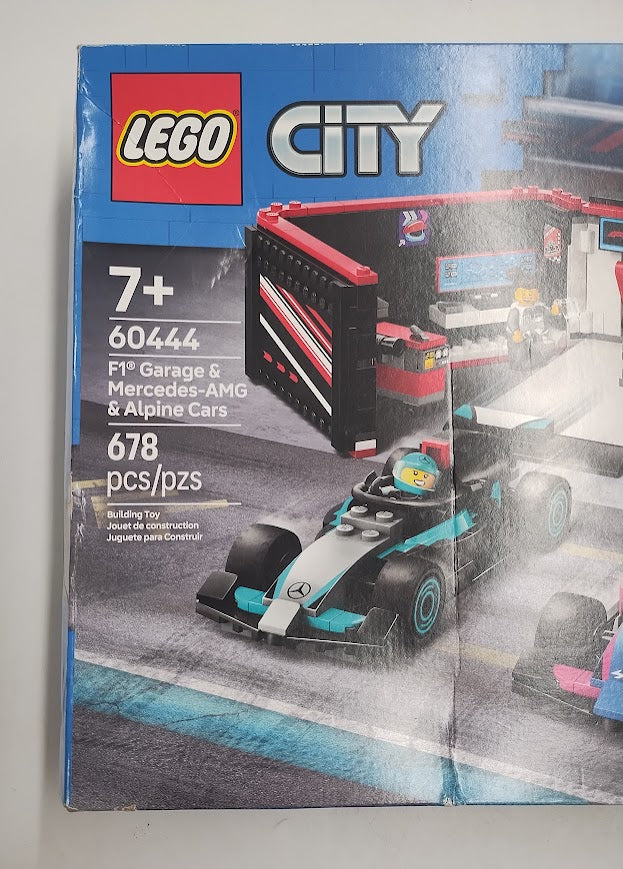LEGO City F1 Garage & Mercedes-AMG & Alpine Cars 60444 SEE DETAILS