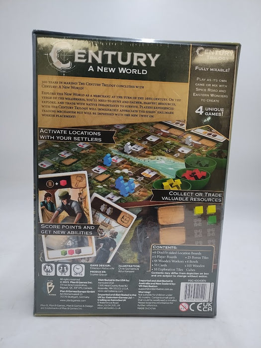Century A New World Game: Asmodee Creative Thinking Strategy Board Game for 2-4 Players