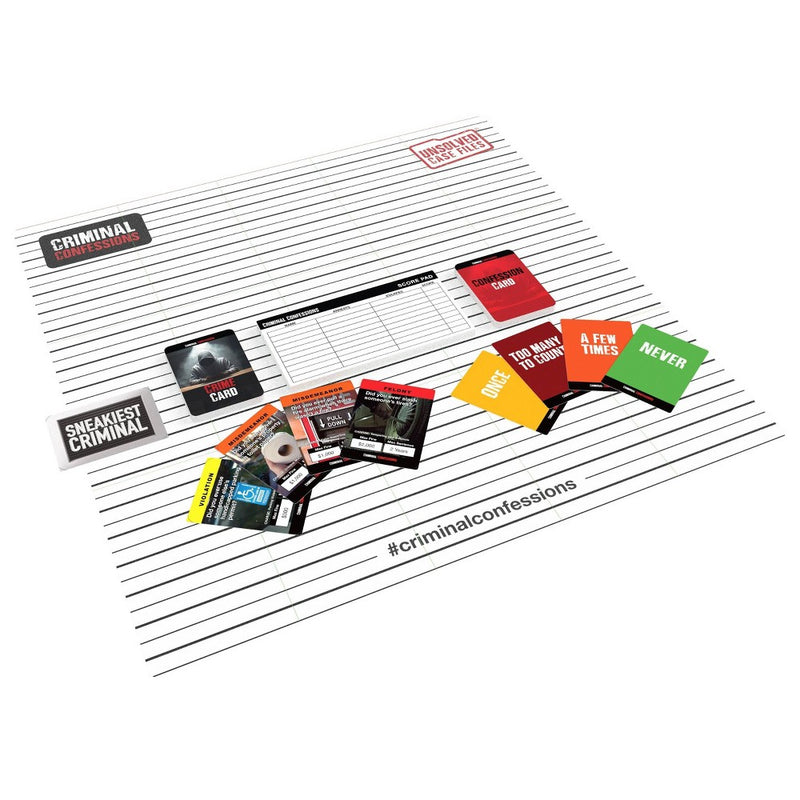 Unsolved Case Files: Criminal Confessions Card Game