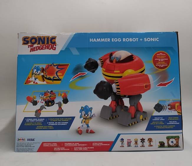 Sonic the Hedgehog 2.5" Hammer Egg Robot Battleset with Figure SEE DETAILS