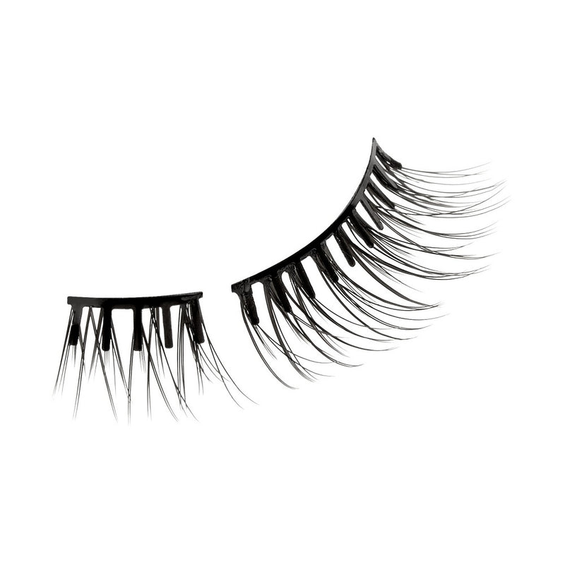 KISS Products imPRESS Easy Tab Press On Self Adhesive Eyelashes - Authentic Natural - 20ct