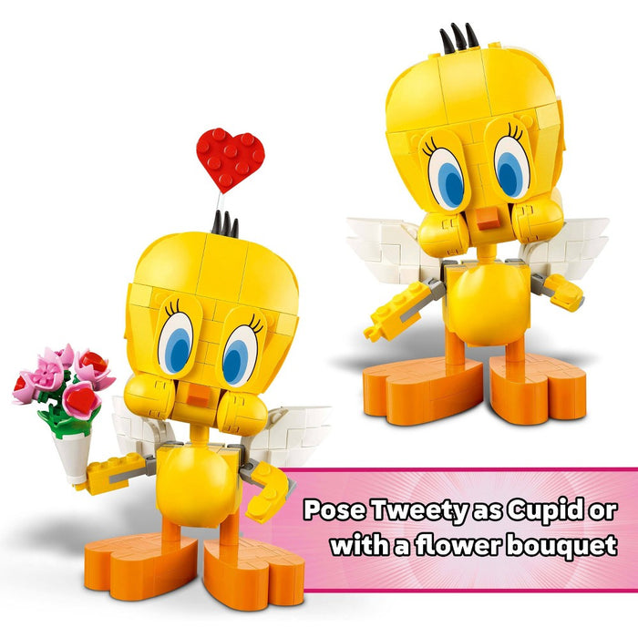 LEGO Looney Tunes Sweetheart Tweety Bird Building Toy, Valentine's Day Craft & Decor, 40824