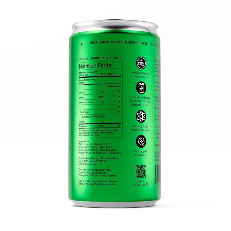 Joggy Mango Energy Drink - 8.4 fl oz
