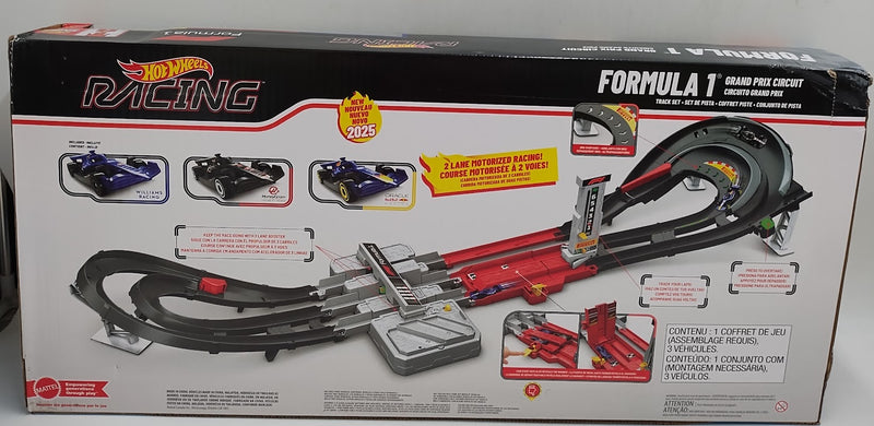 Hot Wheels Race Formula 1 Grand Prix Circuit Track 3pk 1:64 Die-Cast SEE DETAILS (LOCAL PICKUP ONLY)