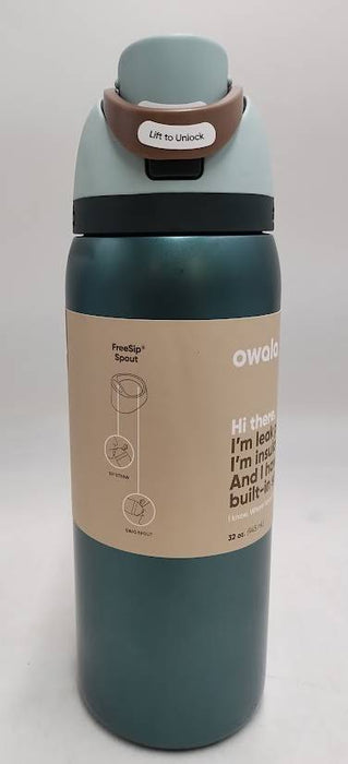 Special Ed. Owala 32oz Stainless Steel FreeSip- Wintergreen READ DESCRIPTION