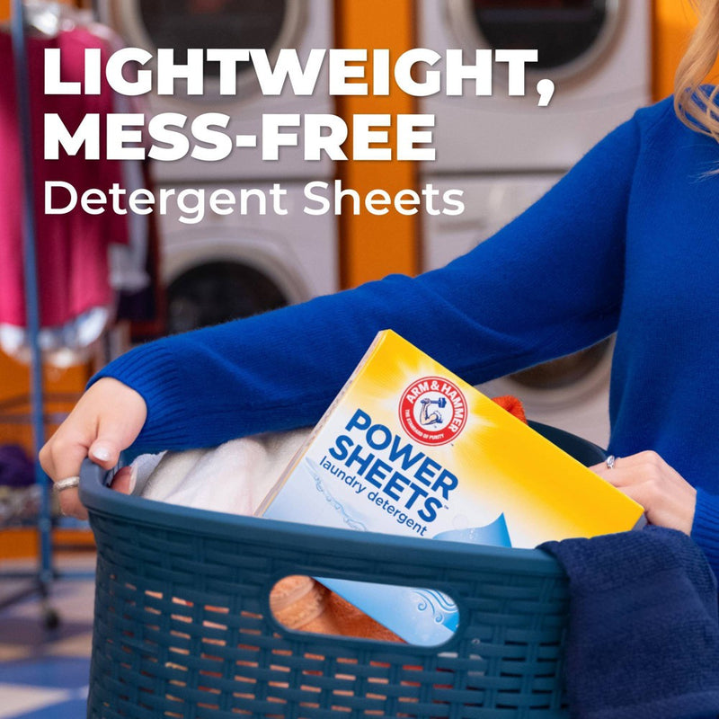 Arm & Hammer Laundry Detergent Sheets - Fresh Breeze - 60ct
