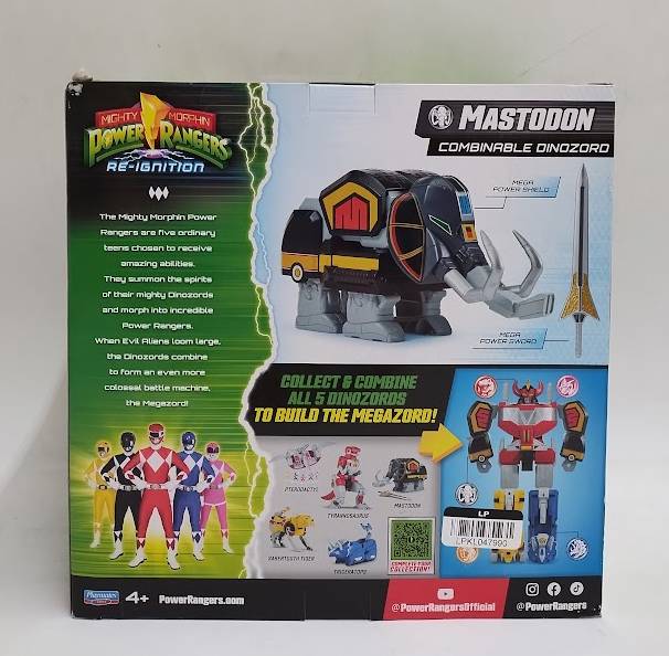 Mighty Morphin Power Rangers ReIgnition Mastodon Dinozord Combinable SEE DETAILS