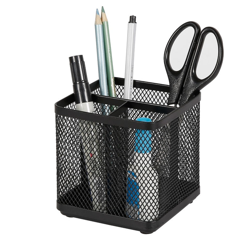 Mesh Pencil Holder Black - Made By Design