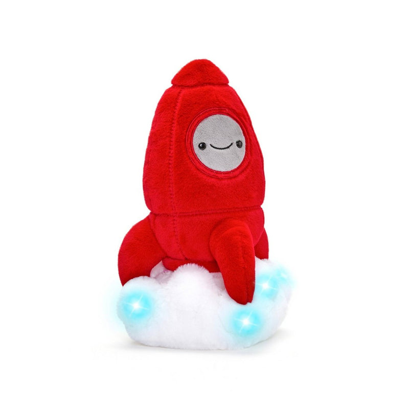 FAO Schwarz 11.5" Glow Brights Space Rocket Plush