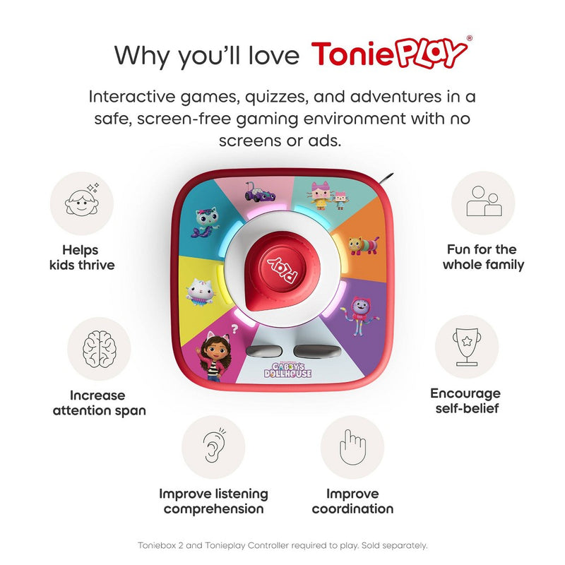 tonies Tonieplay Gabby's Dollhouse: Gabby's Cat-tastic Scavenger Hunt Game