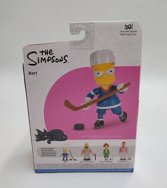 The Simpsons 5'' Hockey Bart with Hockey Stick and Puck SEE DETAILS