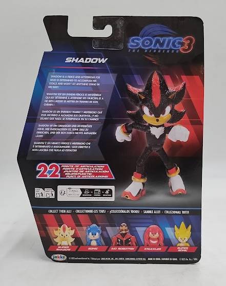 Sonic the Hedgehog 3 Shadow 5" Action Figure SEE DETAILS