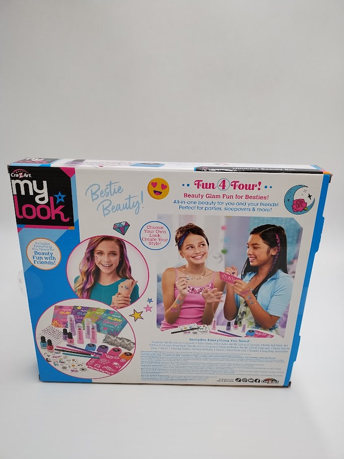 My Look Ultimate Beauty Set: Craft Activity Kit with Stickers, Nail Polish, Gems