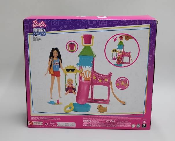 Barbie Skipper Doll and Waterpark Playset with Water Slide First Job SEE DETAILS