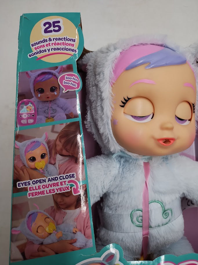 Cry Babies Sleep Routine Jenna: Articulated Plastic Baby Doll SEE DETAILS