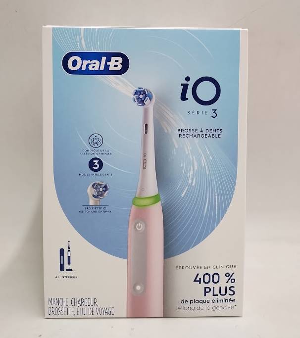 Oral-B iO Series 3 Electric Toothbrush - Pink
