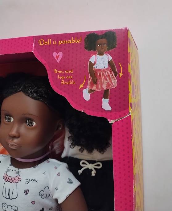 Our Generation Virginia Posable 18'' School Doll with Storybook SEE DETAILS
