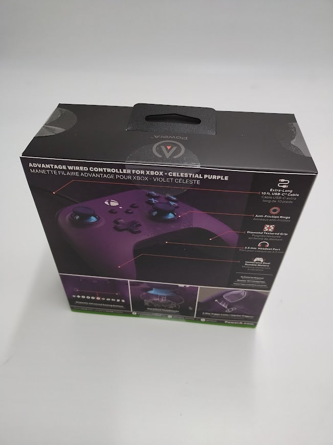 PowerA Advantage Wired Controller  Xbox Series X|S Celestial Purple SEE DETAILS