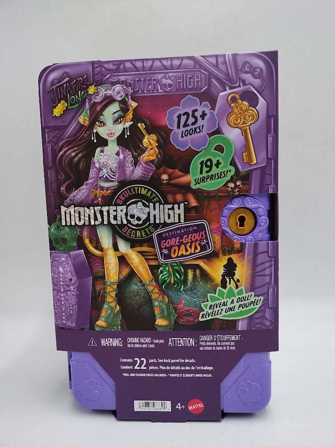 Monster High Skulltimate Secrets Gore-geous Oasis Playset, Jinafire Long Doll and Accessories