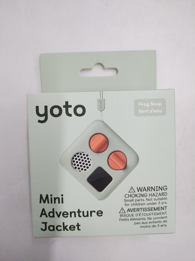 Yoto Mini Adventure Jacket Frog Soup: Silicone Learning System Accessory