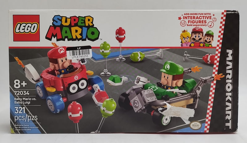 LEGO Super Mario Kart Baby, Mario vs. Baby Luigi Collectible 72034 SEE DETAILS