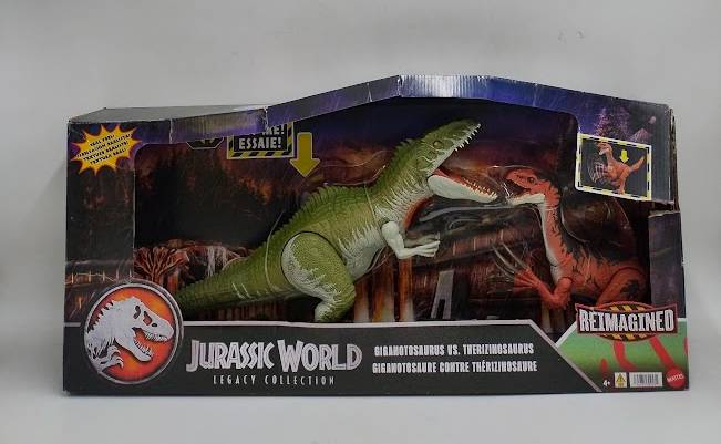 Jurassic World Dinosaur Figures Giganotosaurus & Therizinosaurus SEE DETAILS (LOCAL PICKUP ONLY)