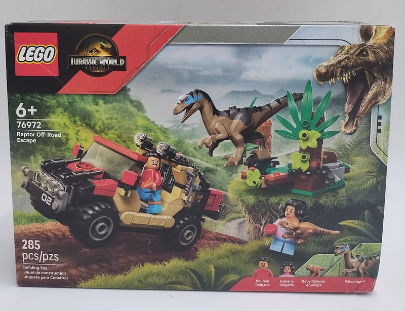 LEGO Jurassic World Raptor Off-Road Escape 76972 SEE DETAILS