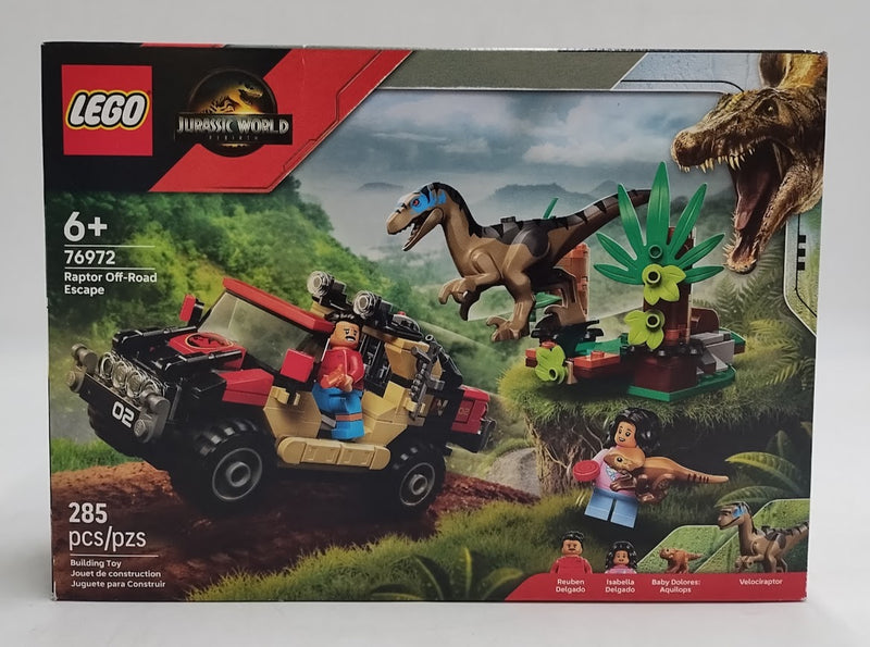 LEGO Jurassic World Raptor Off-Road Escape 76972 SEE DETAILS