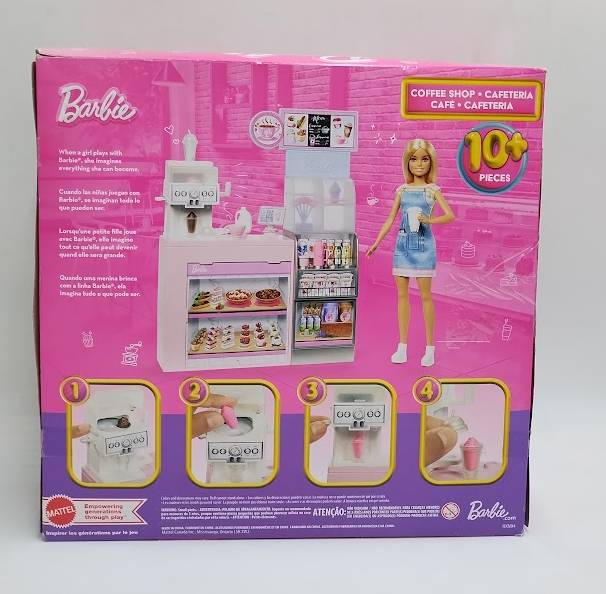 Barbie Coffee Shop Playset with Blonde Barista Doll SEE DETAILS