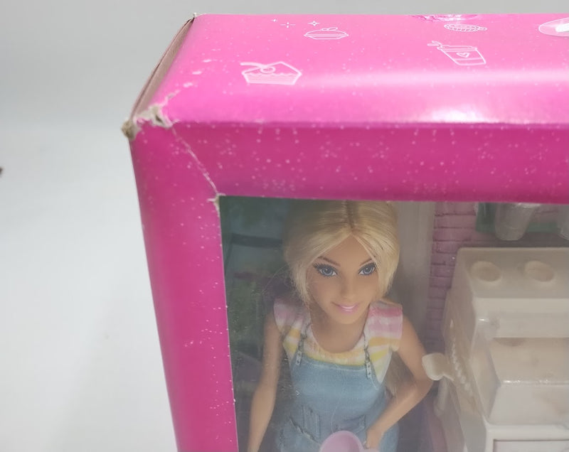 Barbie Coffee Shop Playset with Blonde Barista Doll SEE DETAILS