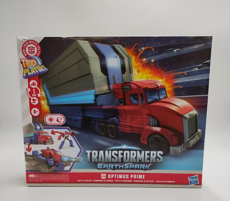 Transformers EarthSpark Optimus Prime Battle Trailer SEE DETAILS