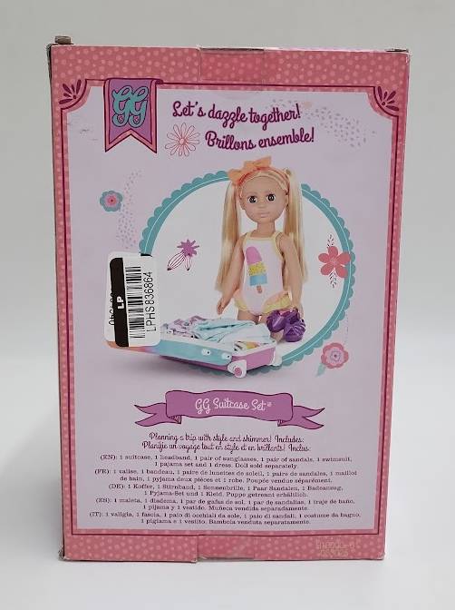 Glitter Girls Suitcase & Travel Outfit for 14" Dolls SEE DETAILS